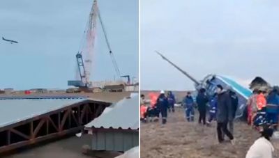 Συνετρίβη αεροπλάνο στο Καζακστάν με δεκάδες επιβαίνοντες -  Σοκαριστικα βίντεο από την πτώση του - Εντοπίστηκαν 25 επιζώντες