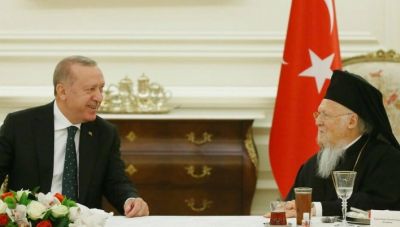Κλειστή συνάντηση Βαρθολομαίου-Ερντογάν στην Άγκυρα