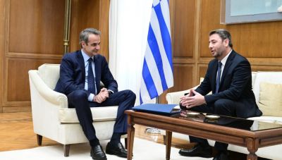 Συνάντηση Μητσοτάκη – Ανδρουλάκη: Πρόθεση για ανοιχτό δίαυλο επικοινωνίας