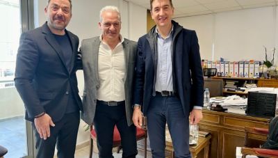 Συνάντηση του Δημάρχου Ηρακλείου Αλέξη Καλοκαιρινού με τον Πρέσβη της Σερβίας στην Ελλάδα