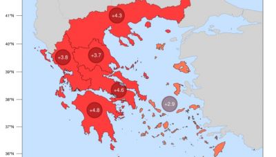 Ακραία υψηλές τιμές θερμοκρασίας καταγράφηκαν τον Ιούνιο σε όλη την χώρα