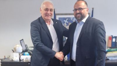 Παύλος Μπαριτάκης: Συνάντηση στο Υπουργείο Ναυτιλίας και Νησιωτικής Πολιτικής