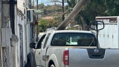 Κρήτη: Αγροτικό έριξε στύλο φωτισμού μετά από τροχαίο