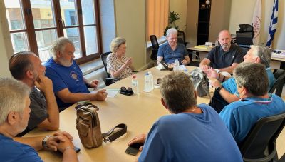 Συνάντηση του Δημάρχου Ηρακλείου Αλέξη Καλοκαιρινού με το Διοικητικό Συμβούλιο του Συλλόγου Εργαζομένων Καθαριότητας