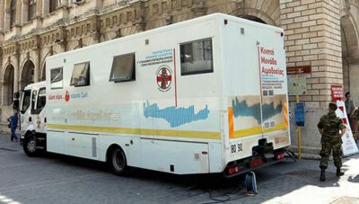 Εθελοντική αιμοδοσία στο αίθριο της Λότζια - Το Σάββατο 20 Ιουλίου