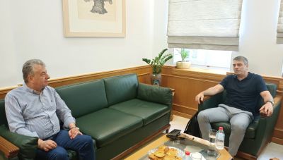 Συνάντηση Αρναουτάκη με τον Γενικό Περιφερειακό Αστυνομικό  Δ/ντη Κρήτης