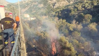 Γεράκι Ηρακλείου: Και νέα φωτιά σε εξέλιξη - Σηκώθηκαν ελικόπτερα
