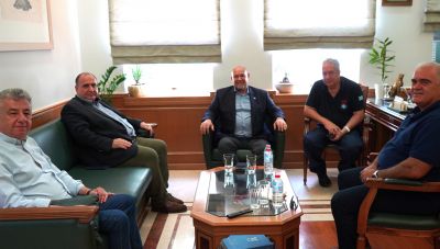 Συνάντηση Περιφερειάρχη Κρήτης με τον Πρόεδρο του ΕΚΑΒ