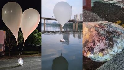 Βόρεια Κορέα: Έστειλε ξανά μπαλόνια γεμάτα με σκουπίδια στη Νότια Κορέα