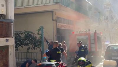 Θεσσαλονίκη: Φωτιά σε διαμέρισμα πέμπτου ορόφου