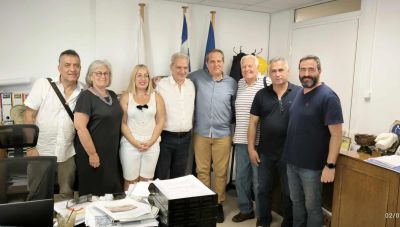 Συνάντηση της διοίκησης του Ηροδότου με τον Δήμαρχο Ηρακλείου