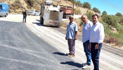 Αυτοψία Αντιπεριφερειάρχη Ηρακλείου στο οδικό έργο Γούβες-Καλό Χωριό-Καστέλι
