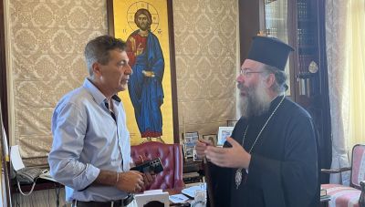 Συνάντηση του νέου Διοικητή του ΓΝΡ  με τον Σεβασμιώτατο Μητροπολίτη Ρεθύμνης και Αυλοποτάμου