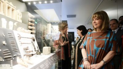 Αρχαία Ελεύθερνα: Λαμπερά εγκαίνια της έκθεσης Πικάσο παρουσία της Προέδρου της Δημοκρατίας (φωτογραφίες)
