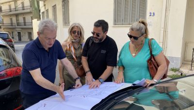 Ηράκλειο: Ξεκινούν πάλι τα έργα οδοποιίας - Αυτοψία από Καλοκαιρινό - Σισαμάκη - Αγγελιδάκη (Φώτος)