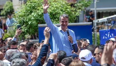 Μητσοτάκης από το Ηράκλειο: Οι Ευρωβουλευτές που θα πάνε στην Ευρωβουλή θα φορούν τη φανέλλα της Ελλάδας (βίντεο - φώτο)