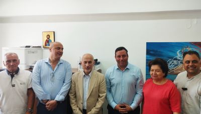 Συνάντηση Δημάρχου Αγίου Νικολάου με τον πρόξενο της Γεωργίας