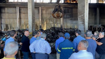 Χάνια: Στο κτίριο της ΔΕΔΙΣΑ που κάηκε ο Μαν. Γραφάκος -  Από εθνικούς πόρους  η αποκατάσταση(φωτογραφίες)