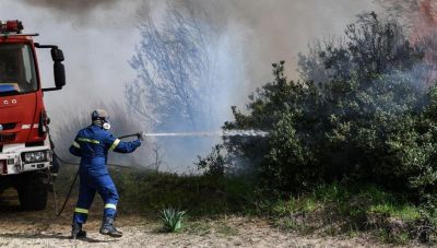 Φωτιά τώρα στις Σέρρες - Στη μάχη ισχυρές επίγειες και εναέριες δυνάμεις