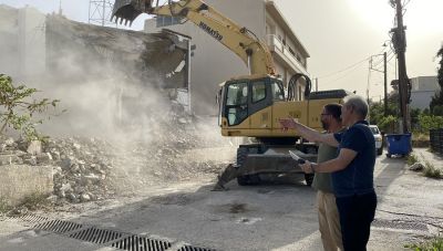 Στη διάνοιξη της οδού Αγίου Στεφάνου ο Δήμαρχος Ηρακλείου (Βίντεο)