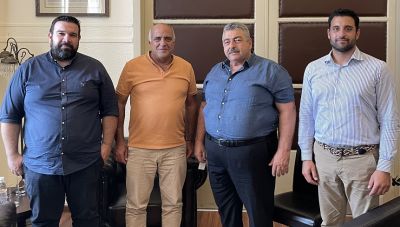 Eπίσκεψη του προέδρου του Ελληνο-Ινδικού Επιμελητηρίου Εμπορίου και Οικονομίας στον Αντιπεριφερειάρχη Χανίων..