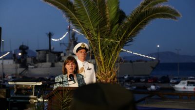 Η Κατερίνα Σακελλαροπούλου ανακηρύχθηκε Επίτιμη Δημότης Κάσου