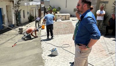 Έργα στη Δημοτική Ενότητα Κρουσώνα επιθεώρησε ο Δήμαρχος Μαλεβιζίου