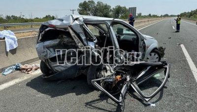 Σοκαριστικές εικόνες από τροχαίο δυστύχημα στην Εγνατία: Νεκρή 30χρονη - Τέσσερις τραυματίες