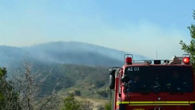 Φωτιά στην Αιτωλοακαρνανία, στην περιοχή Αγγελόκαστρο – Ήχησε το 112
