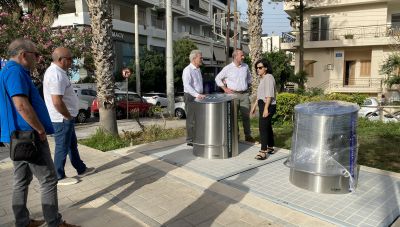 Ηράκλειο: Αυξάνονται διαρκώς οι νέοι υπόγειοι κάδοι απορριμμάτων