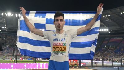 O Τεντόγλου «Αυτοκράτορας»  στη Ρώμη: Πρωταθλητής Ευρώπης για 3η συνεχόμενη φορά με απίθανο άλμα στα 8.65μ!