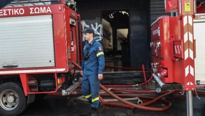 Πυρκαγιά στο εργοστάσιο ανακύκλωσης στα Χανιά-Επί τόπου ισχυρή πυροσβεστική δύναμη