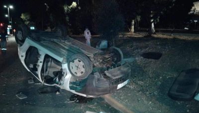 Δύο τραυματίες σε τροχαίο στη Συγγρού-Ανετράπη το ΙΧ τους