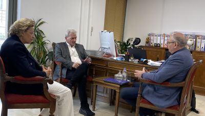Διαδοχικές συναντήσεις εργασίας του Δημάρχου Ηρακλείου Αλέξη Καλοκαιρινού