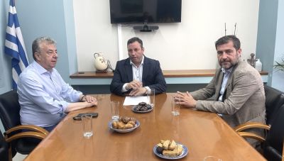 Επίσκεψη του Περιφερειάρχη Κρήτης στο Δήμο Αγίου Νικολάου και συνάντηση με τον Δήμαρχο (ΒΙΝΤΕΟ)