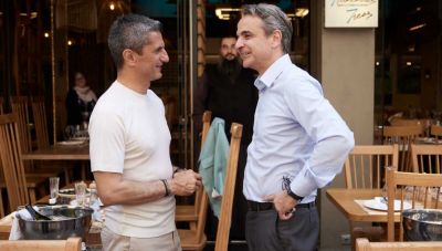 ΠΑΟΚ: Ο Κυριάκος Μητσοτάκης συνάντησε τυχαία τον Ραζβάν Λουτσέσκου και τον συνεχάρη για το πρωτάθλημα