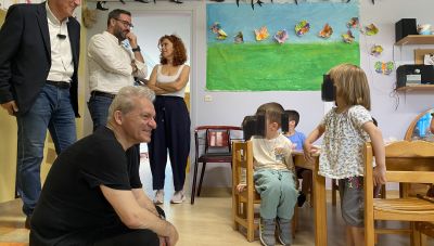 Αυτοψία από τον Δήμαρχο Ηρακλείου Αλέξη Καλοκαιρινό στον Βρεφικό Σταθμό Μητέρα