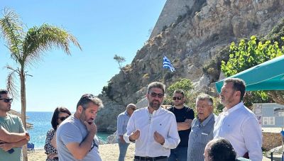 Τα έργα που υλοποιήθηκαν στο Παλαιόκαστρο είδε από κοντά ο Μενέλαος Μποκέας