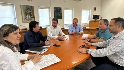 Συνάντηση Δημάρχου Μαλεβιζίου Μεν. Μποκέα με τον Αντιπεριφερειάρχη Ηρακλείου Νικ. Συριγωνάκη