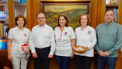 Κλιμάκιο του Ερυθρού Σταυρού επισκέφθηκε το Δήμαρχο Ρεθύμνου