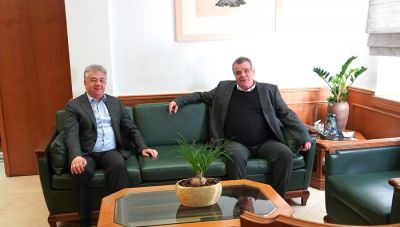 Συνάντηση του Δημάρχου Αγ. Βασιλείου με τον Περιφερειάρχη Κρήτης