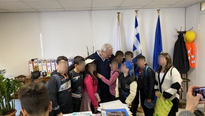 Γέμισε με «Πράσινους Ήρωες» από το 46ο Δημοτικό Σχολείο το γραφείο του Δημάρχου Ηρακλείου