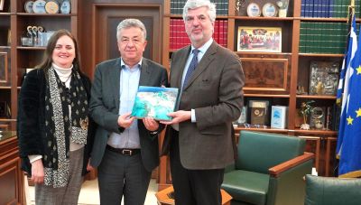 Επίσκεψη του υπεύθυνου επικοινωνίας των Ηνωμένων Εθνών για την Ελλάδα και την Κύπρο στον Περιφερειάρχη Κρήτης