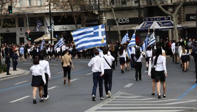 25η Μαρτίου: Με λαμπρότητα σήμερα η  μαθητική παρέλαση στην Αθήνα