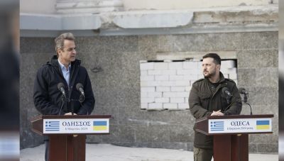 Κοινές δηλώσεις Μητσοτάκη – Ζελένσκι: Ακούσαμε μεγάλη έκρηξη, ο πόλεμος γίνεται και εδώ