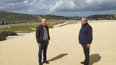 Συνάντηση Νίκου Σκουλά με τον Δήμαρχο Μινώα Πεδιάδας και αυτοψία στον κόμβο Αρκαλοχωρίου