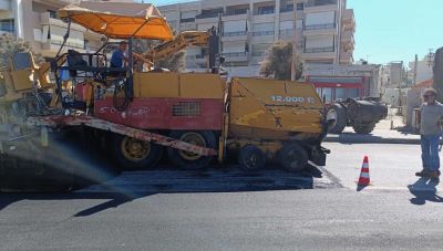 Παραλιακή Ηρακλείου: Συνεχίζονται οι εργασίες ανακατασκευής οδοστρώματος και την Παρασκευή 15 Νοεμβρίου