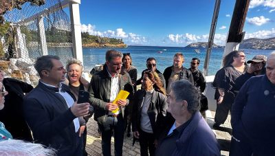 Στην Αγία Πελαγία ο Δήμαρχος Μαλεβιζίου: Η ανάπλαση και επέκταση της παραλίας σε πρώτο πλάνο