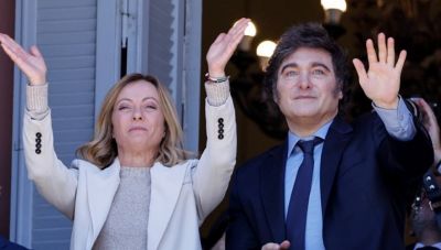 Μελόνι και Μιλέι εξύμνησαν τη «συμμαχία ελεύθερων εθνών» ανάμεσα σε Ιταλία και Αργεντινή