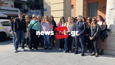 Ηράκλειο: Διεκδικούν το μόνιμο δικαίωμα τους για δουλειά - Διαμαρτυρία των συμβασιούχων (Βίντεο)